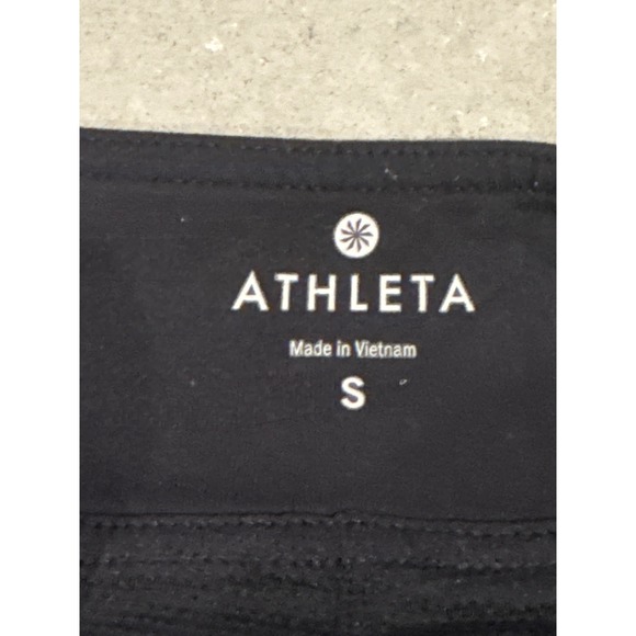 Athleta Black Skirt Size S Athletic Skort Pleated Mini Skirt Womens - Picture 3 of 5